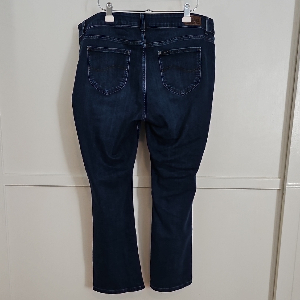 Classic Blue Mid Rise Bootcut Jeans - Picture 2 of 12